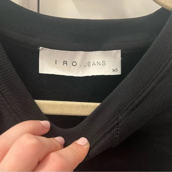 Iro Newla Sweater in Black with detachable sleeves- Size XS; Excellent Condition - Picture 6 of 16